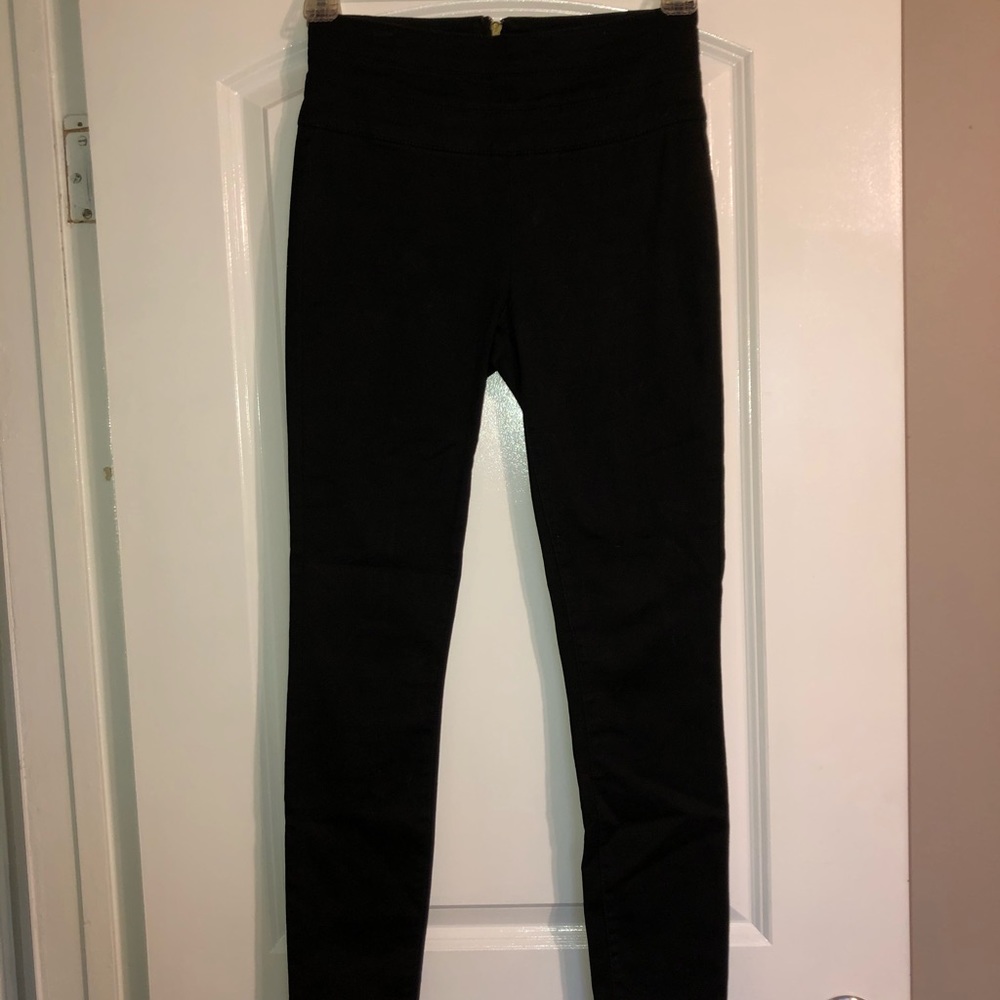 BEBE High Waisted Skinny Ankle Pants